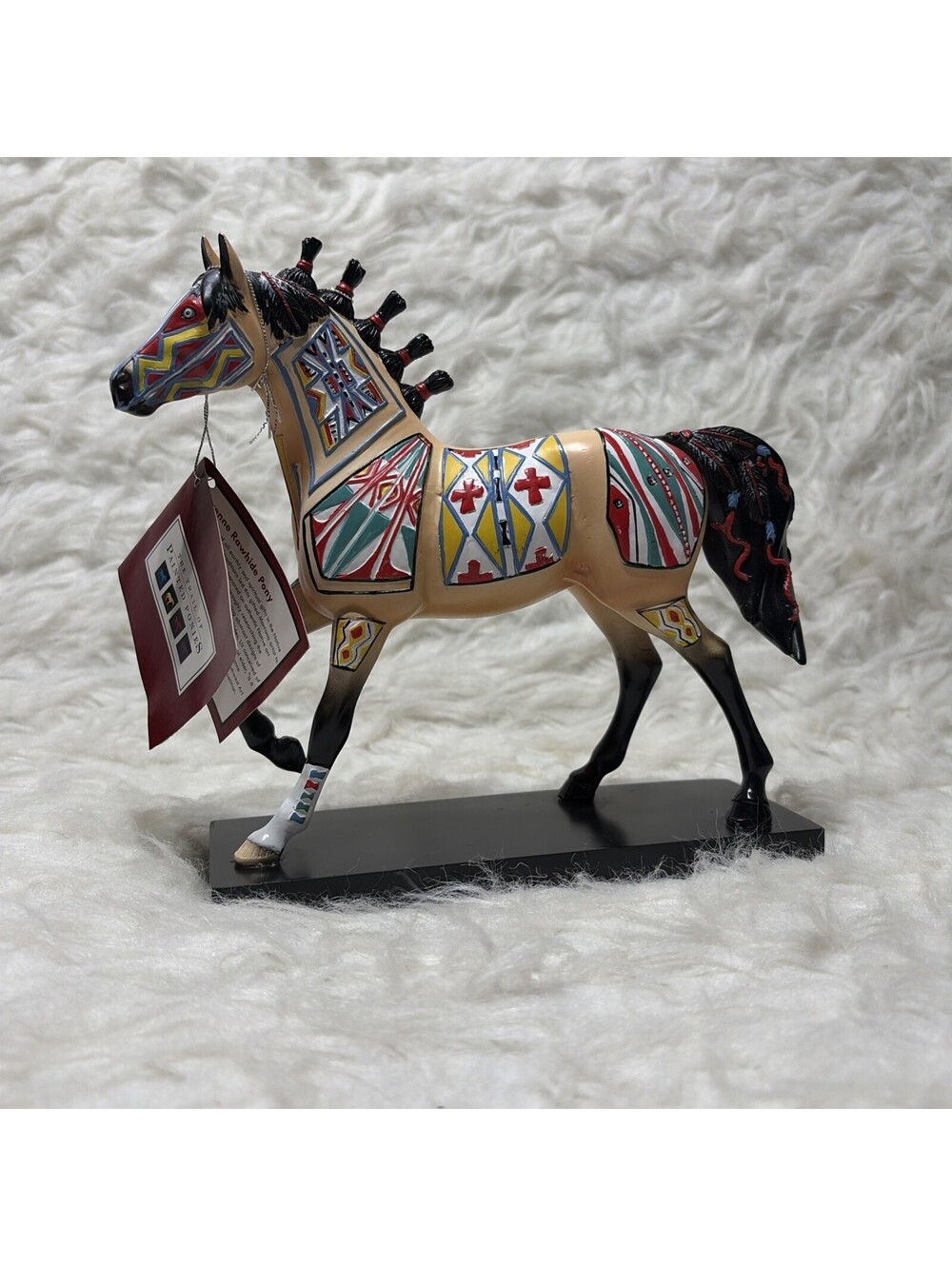 The Trail of Painted Ponies :: CHEYENNE PAINTED RAWHIDE # 1E/0441